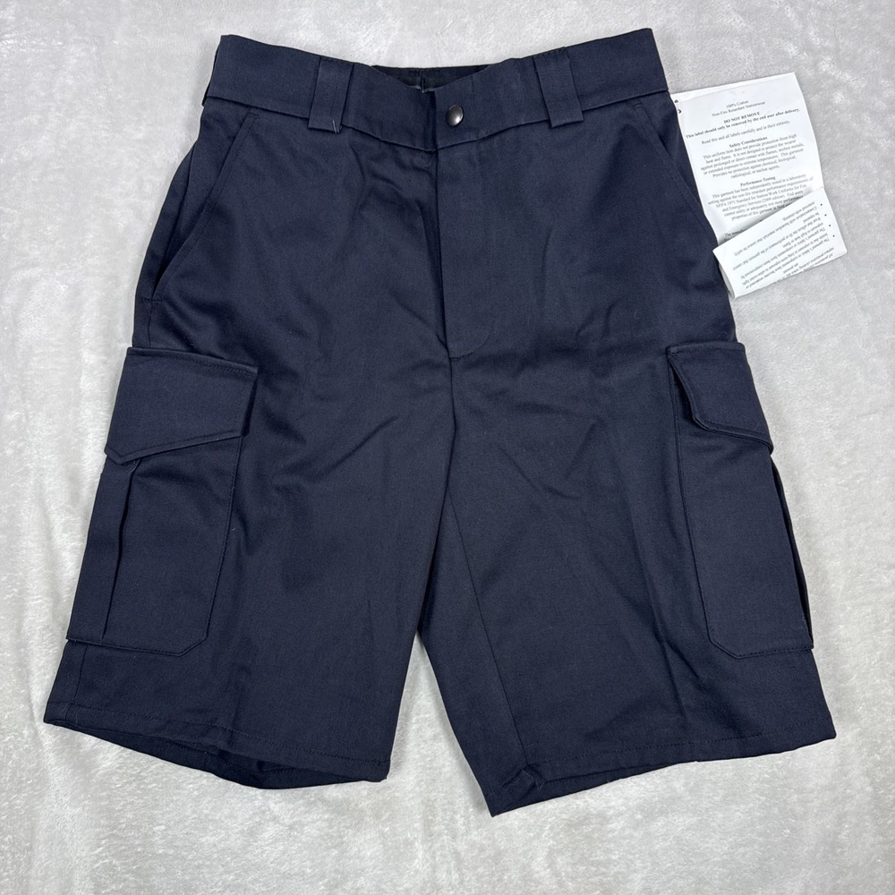 Blauer 8245 5 Pocket Cotton Cargo Shorts Men's Size 31 Navy Blue 10" Inseam